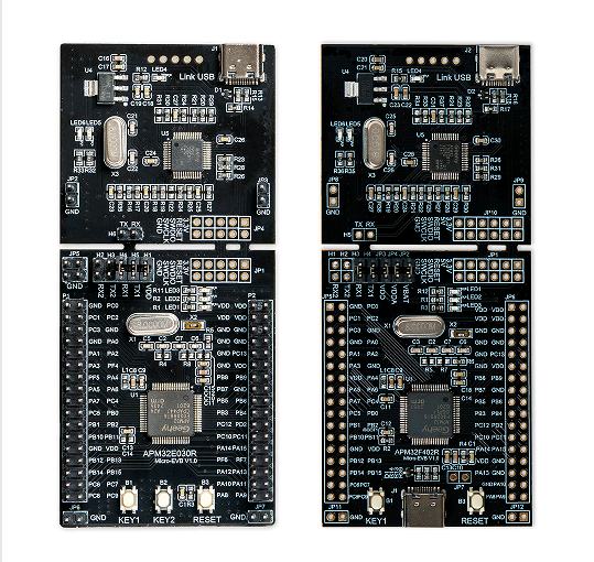 APM32F402 Micro-EVB、APM32E030R Micro-EVB